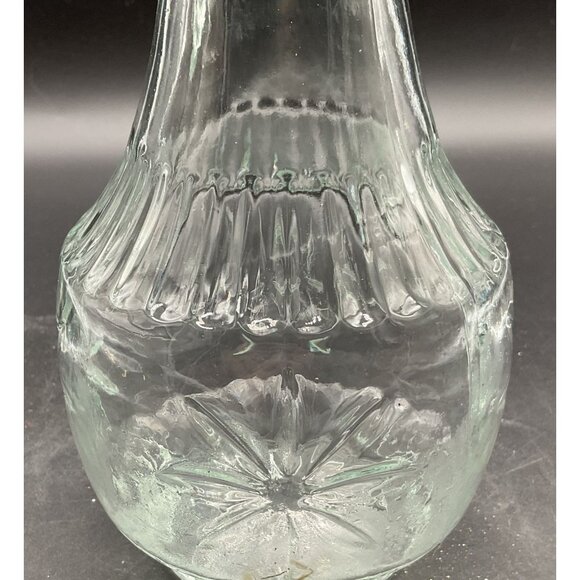 Mogen David Collectors Glass Wine Decanter With Stopper Kosher 12"H USA 1960s - Picture 5 of 9